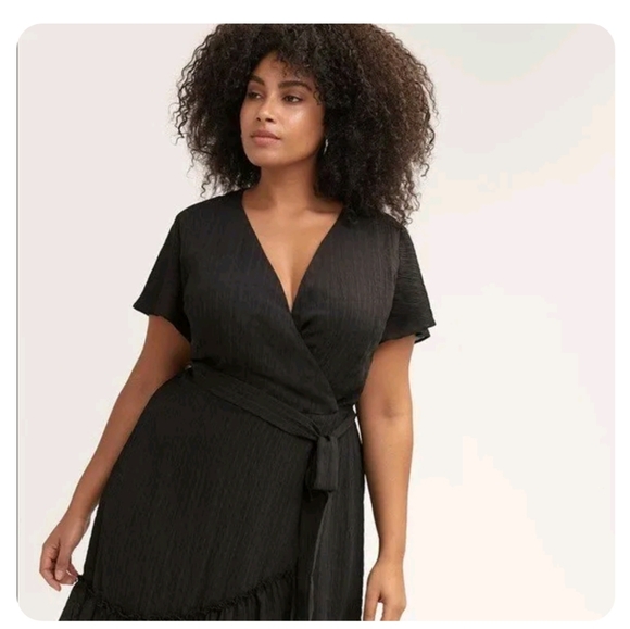 city chic ruffle dress